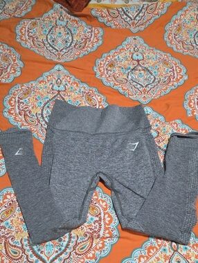 Gymshark Gray Seamless High-Waist Leggings